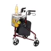 Die moderne Hausfrau 3 Rad Rollator Tri Walker für innen & außen, faltbar, leicht