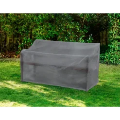 Die moderne Hausfrau Abdeckhaube für Gartenbank grau