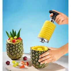 Die moderne Hausfrau Ananasschneider silber/schwarz