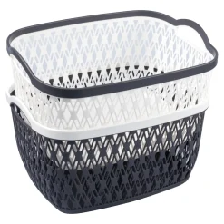 Die moderne Hausfrau Aufbewahrungskorb, 2 Stück groß, (LxBxH) 34x28x20 cm