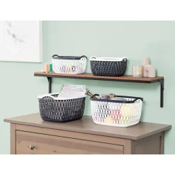 Die moderne Hausfrau Aufbewahrungskorb, 2 Stück groß, (LxBxH) 34x28x20 cm