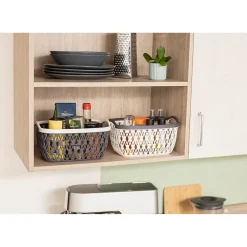 Die moderne Hausfrau Aufbewahrungskorb, 2 Stück groß, (LxBxH) 34x28x20 cm