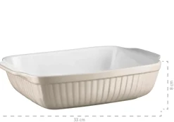 Die moderne Hausfrau Auflaufform, Keramik Kitchen Time Grau