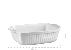 Die moderne Hausfrau Auflaufform-Set, Keramik KITCHEN TIME Weiß