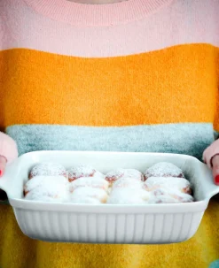 Die moderne Hausfrau Auflaufform-Set, Keramik KITCHEN TIME Weiß