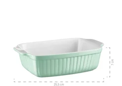 Die moderne Hausfrau Auflaufform-Set, Keramik KITCHEN TIME Grün