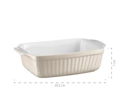 Die moderne Hausfrau Auflaufform-Set, Keramik KITCHEN TIME Grau