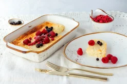 Die moderne Hausfrau Auflaufform-Set, Porzellan Pintar