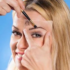 Die moderne Hausfrau Augenbrauen Formliner-Set, 5 Teile, 3 g für braun- bis schwarzhaarige