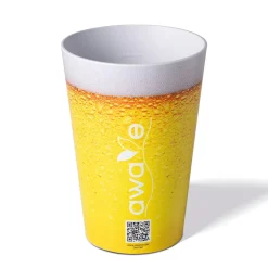 Die moderne Hausfrau AWAVE Trinkbecher 500 ml rPET Set 4-teilig, mit Eichstrich