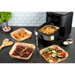 Die moderne Hausfrau Backpapier für Heißluftfritteusen, 100 Stück