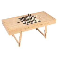 Die moderne Hausfrau Bambus Spiel- und Puzzletisch 