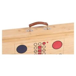 Die moderne Hausfrau Bambus Spiel- und Puzzletisch 