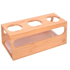 Die moderne Hausfrau Bambushalter für 3 Sodastream-Flaschen Wibschla 33