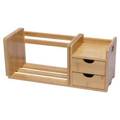 Die moderne Hausfrau Bambus-Regal ausziehbar