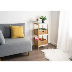 Die moderne Hausfrau ﻿Bambusregal „Trend“