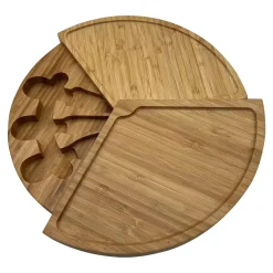 Die moderne Hausfrau Bambus-Snack-Teller 