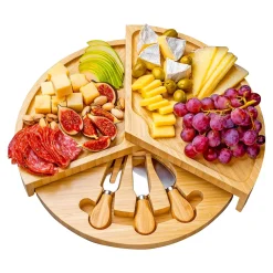 Die moderne Hausfrau Bambus-Snack-Teller 