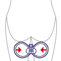 Die moderne Hausfrau Beckenboden-Trainer Blau