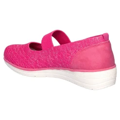 Damen Die moderne Hausfrau Bequem-Ballerina "Federleicht" pink