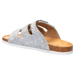 Damen Die moderne Hausfrau Bequem-Klettpantolette „Birgit“