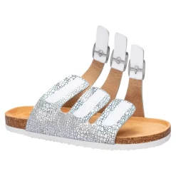 Damen Die moderne Hausfrau Bequem-Klettpantolette „Birgit“