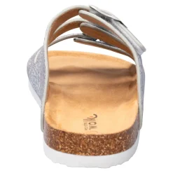 Damen Die moderne Hausfrau Bequem-Klettpantolette „Birgit“