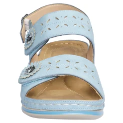 Damen Die moderne Hausfrau Bequem-Klettsandalette 