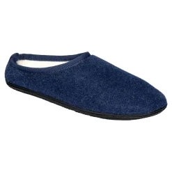 Damen Die moderne Hausfrau Bequem-Pantolette „Flex“ blau