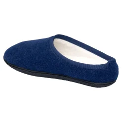 Damen Die moderne Hausfrau Bequem-Pantolette „Flex“ blau