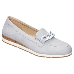 Damen Die moderne Hausfrau Bequem-Slipper „Diana“ blaugrau