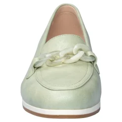 Damen Die moderne Hausfrau Bequem-Slipper „Diana“ grün