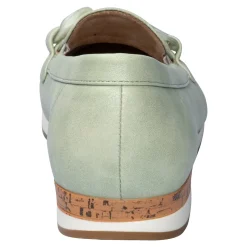 Damen Die moderne Hausfrau Bequem-Slipper „Diana“ grün