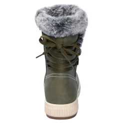 Damen Die moderne Hausfrau Bequem-Stiefel „Claudia“ grün