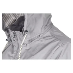 Damen Die moderne Hausfrau Übergangsjacke "Linda" steingrau