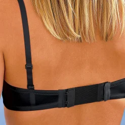 Damen Die moderne Hausfrau BH-Verlängerung, 3 Stück 1 Häkchen schwarz