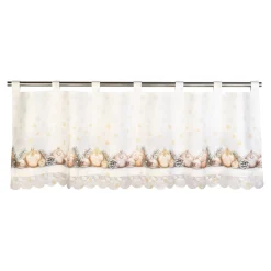 Die moderne Hausfrau Bistrogardine „Festtagskugeln“