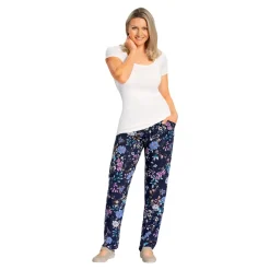 Damen Die moderne Hausfrau Blumenhose mit Komfortbund "Elly"