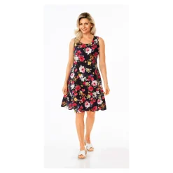 Damen Die moderne Hausfrau Blumenkleid