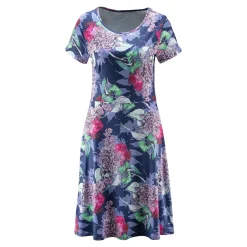 Damen Die moderne Hausfrau Blumenkleid "Wildrose"