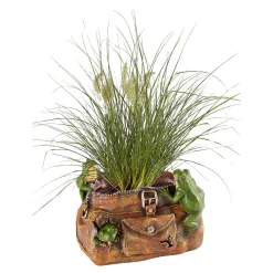 Die moderne Hausfrau Blumentopf "Frösche"