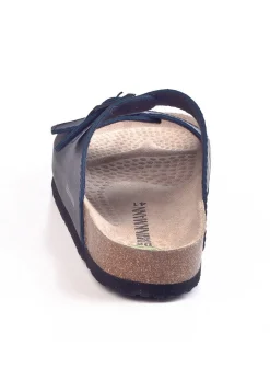 Herren Die moderne Hausfrau BONILLO Pantoletten blau