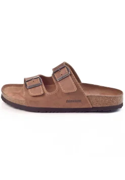 Herren Die moderne Hausfrau BONILLO Pantoletten braun