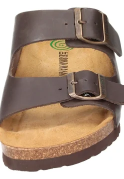 Herren Die moderne Hausfrau BONILLO Pantoletten braun