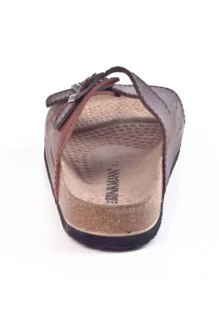 Herren Die moderne Hausfrau BONILLO Pantoletten braun