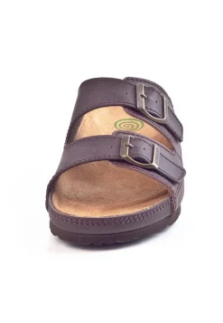 Herren Die moderne Hausfrau BONILLO Pantoletten braun