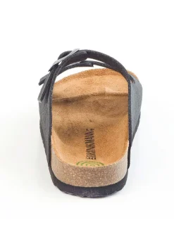 Herren Die moderne Hausfrau BONILLO Pantoletten grau