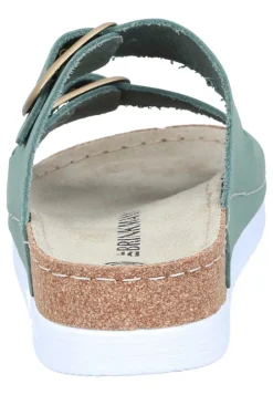 Damen Die moderne Hausfrau BONILLO Pantoletten grün