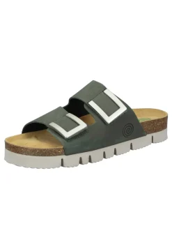 Damen Die moderne Hausfrau BONILLO Pantoletten grün