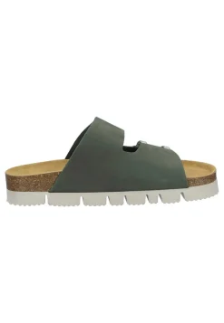 Damen Die moderne Hausfrau BONILLO Pantoletten grün